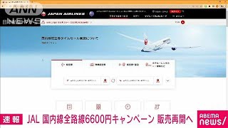 日本航空“航空券タイムセール”2日間限定で再開へ(2023年3月27日)