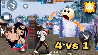 Poco X3 Free Fire 3V1 Op Gameplay