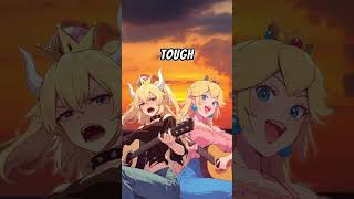 Bowsette and peach meme team baby got back