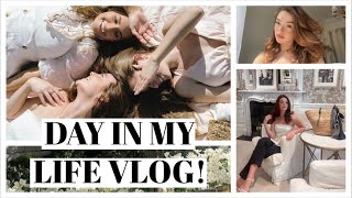 Day in my life vlog! Photoshoot with friends in the city, GRWM, and cooking dinner!