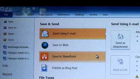 Microsoft Office Excel  2010  Getting Started -- Exploring the Backstage      www.windowstechnet.com