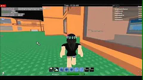 me messing about on roblox