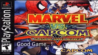 Good Nostalgic Game || Marvel Vs Capcom Clash Of Super Heroes Play Station 1 || IGames PSX Emulator screenshot 4