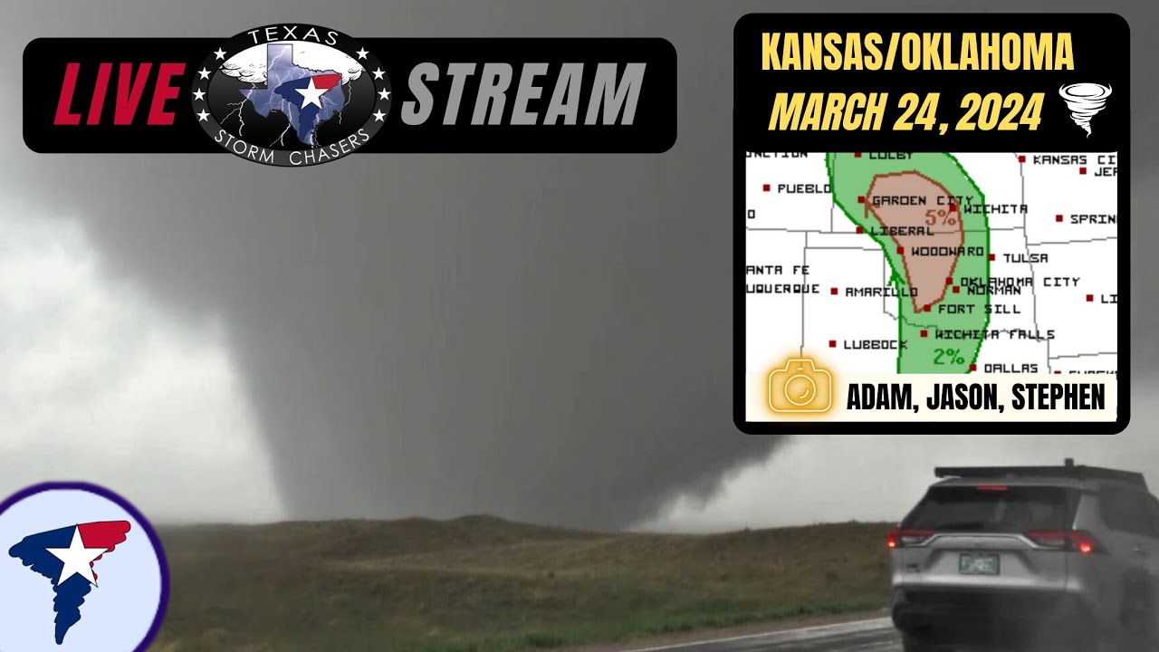 Storm Chasers LIVE! Tornado Risk in Oklahoma {J/A-S}