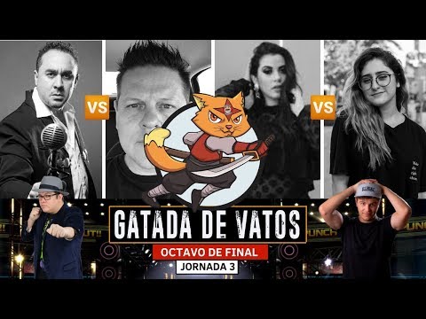 Gatada de Vatos jornada 3.- Ana Valero VS Daniela Treco y Macario Brujo VS Sergio Mejorado