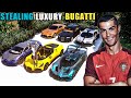 Gta 5  stealing luxury bugatti cars with cristiano ronaldo real life cars 28