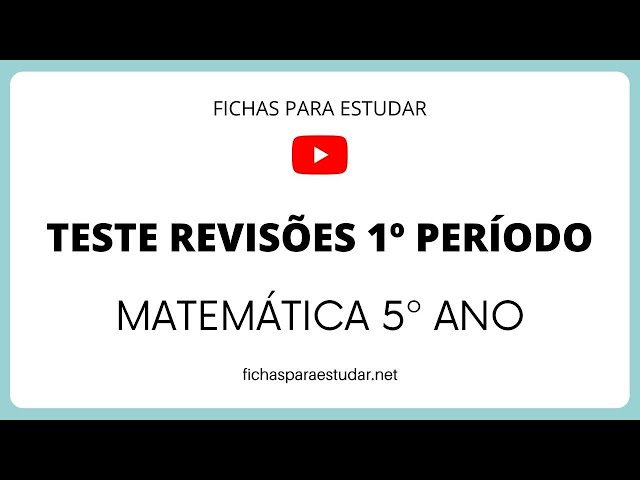 Teste de Matemática!