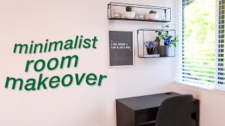 bedroom makeover / transformation  🛠️ ✨ minimalist