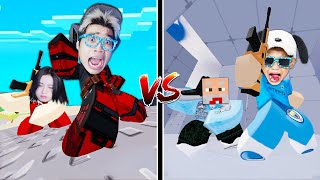 GG! by ONE Peperangan Tembak2an TEAM FROST vs TEAM BOCIL, Siapakah Terkuat di ROBLOX!!!