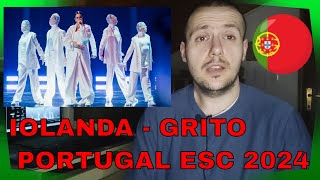 Iolanda – Grito Portugal 🇵🇹 Eurovision Song Contest 2024 reaction