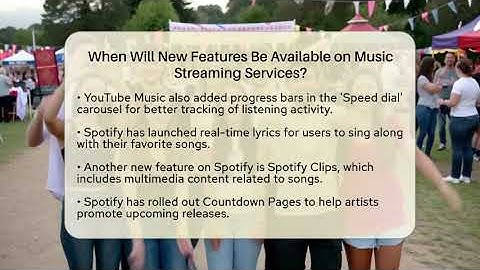 When Will New Features Be Available on Music Streaming Services? | Audio Gear Insider