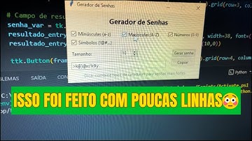 Construí um gerador de senhas com Python do zero!