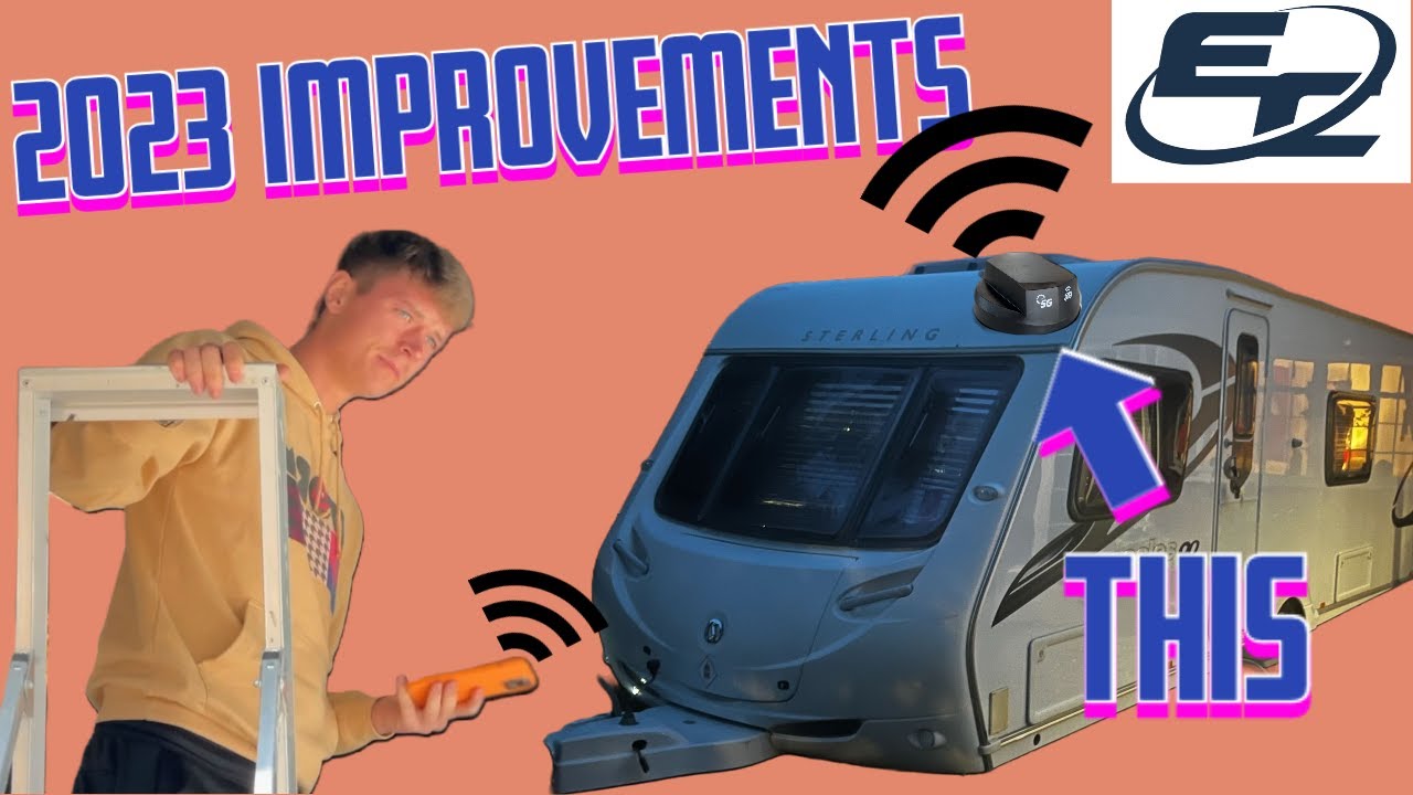 GETTING WIFI FITTED ON MY RACE CARAVAN FOR BSB || STORM STACEY