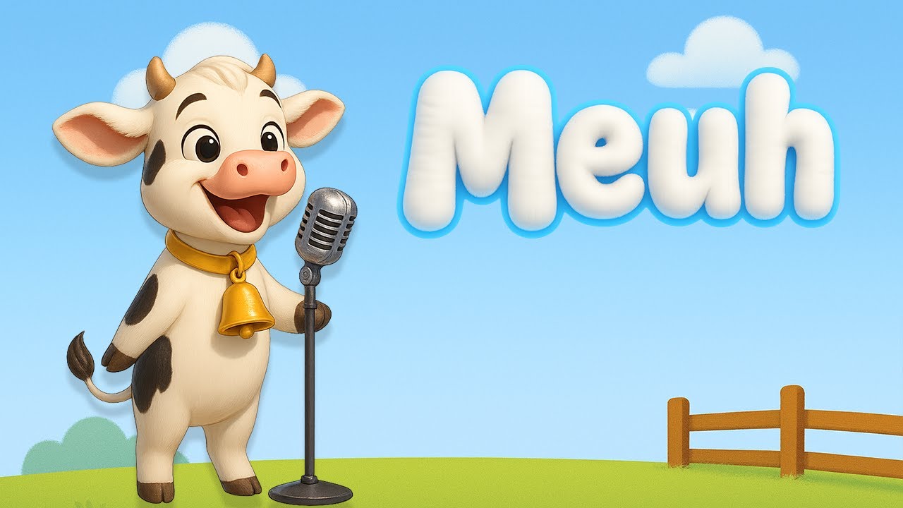 Les sons des animaux de la ferme — chanson à gestes pour enfants 2–6 ...