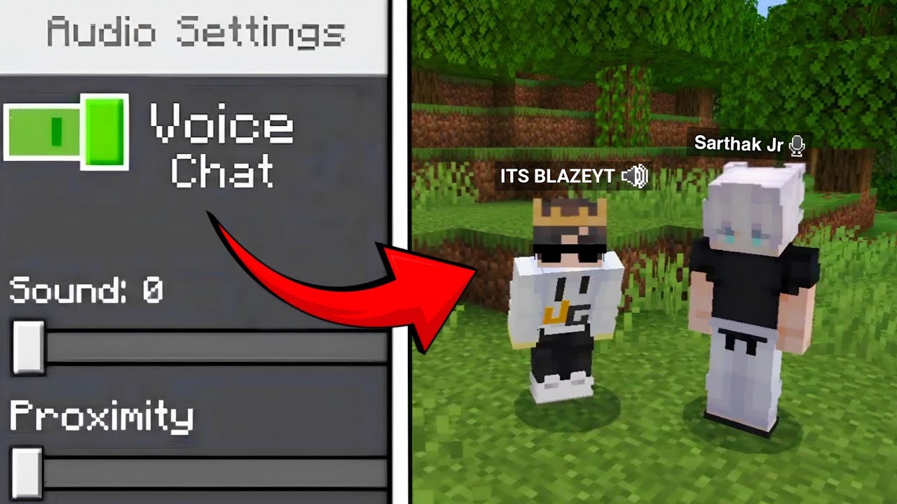 VOICE CHAT IN MINECRAFT PE IS FINALLY HERE?! (NO MODS!) - YouTube