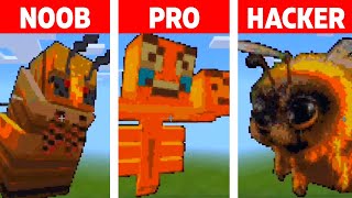 NOOB VS PRO VS HACKER Minecraft Pixel art✨Bee