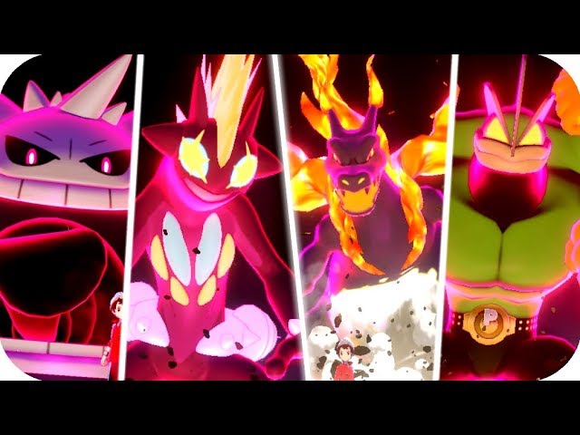 Shiny Pokémon and Gigantamax Pokémon Lurk in Pokémon Sword and