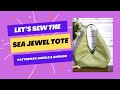 Sewing the sea jewel tote by needleanchor