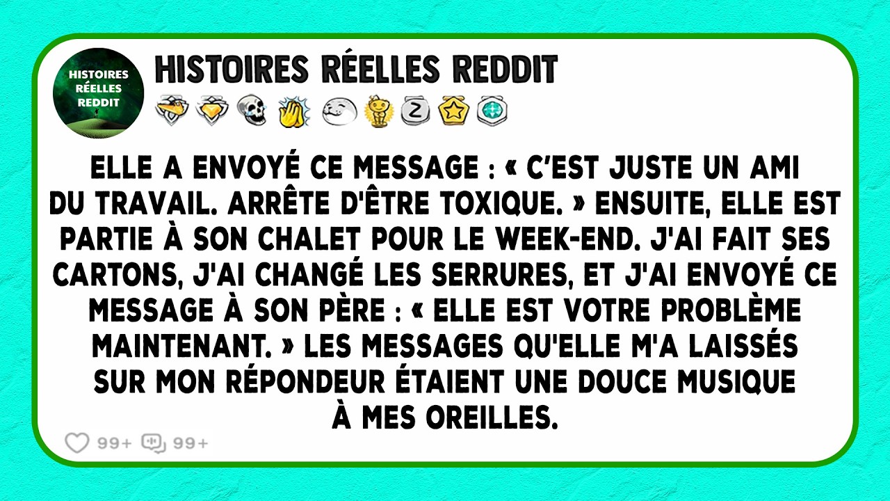 Elle a envoyé ce message : « C’est juste un ami du travail. Arrête d'être toxique. »