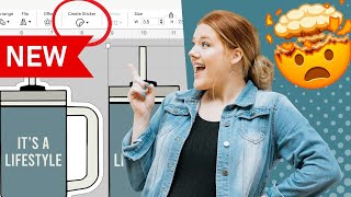 *NEW* Cricut CREATE STICKER Feature [& HOW TO DO IT WITHOUT CRICUT ACCESS!]