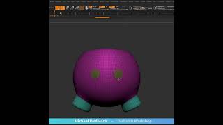 Toot toot!  #charactercreator #zbrush