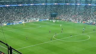 Beşiktaş Leipzig Talisca Ü Sonrası Sevinç Ve Tribünler