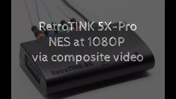 RetroTINK 5X - NES with composite video. AND SCANLINES!!! OMFGGGGG!!!!!!