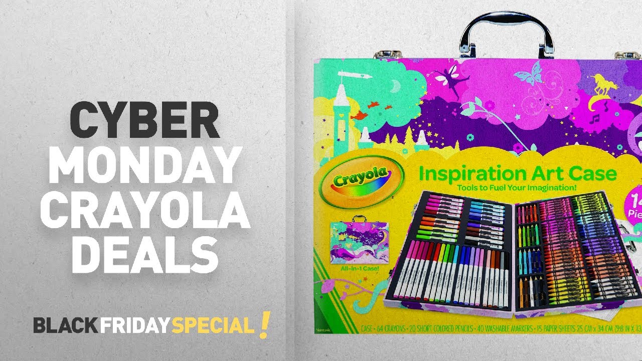 top cyber monday crayola crayola inspiration art case pink 140 cyber monday sheets