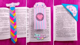 DIY - Haz SEPARADORES / Marcapáginas KAWAII 3 proyectos muy fáciles