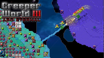 Bertha manoeuvre | Cursor and Abraxis | TrickyCorp Cursor levels | Creeper World 3 Gameplay