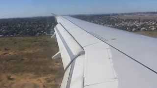 Landing in Maputo Airport, Mozambique on South African Airways
