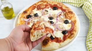 Pizza a casa tua come in pizzeria - Impasto pizza napoletana con 1 g di lievito-Ricette che Passione