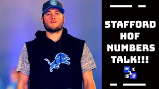 People Shocked at Matt Stafford Hall of Fame Type Numbers | Why Matt Doesn't Get Love?