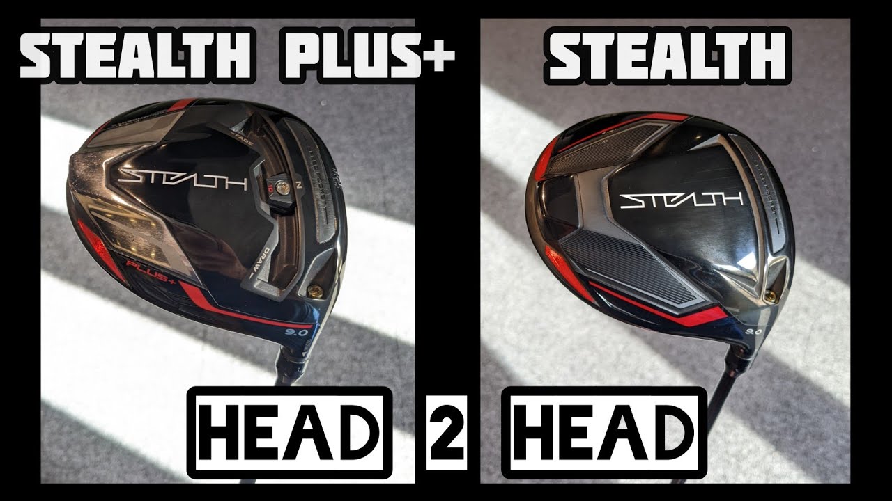 Taylormade Stealth Plus против Stealth Drivers — сравнение голов и голов — номера GC Quad