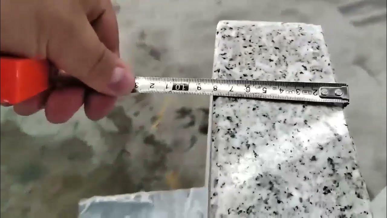 How is the grinding wheel polished? Grinding 8cm thick granite