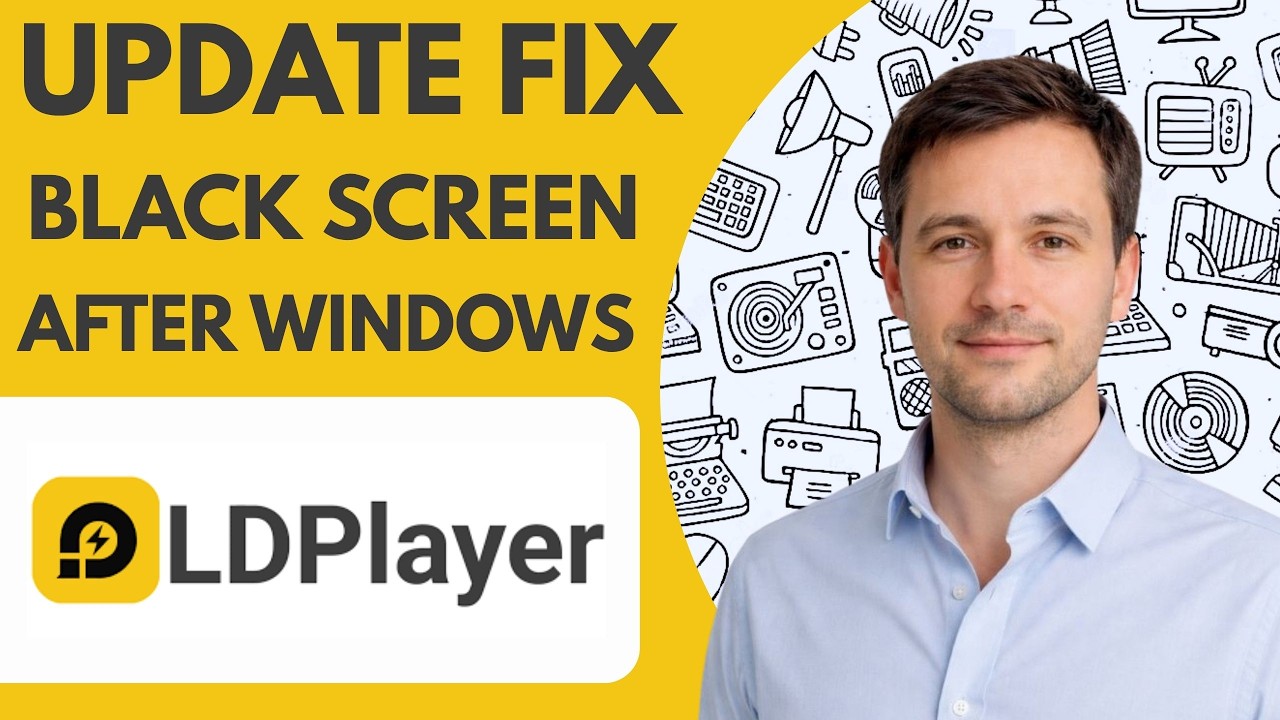 LDPlayer black screen after Windows update fix - YouTube