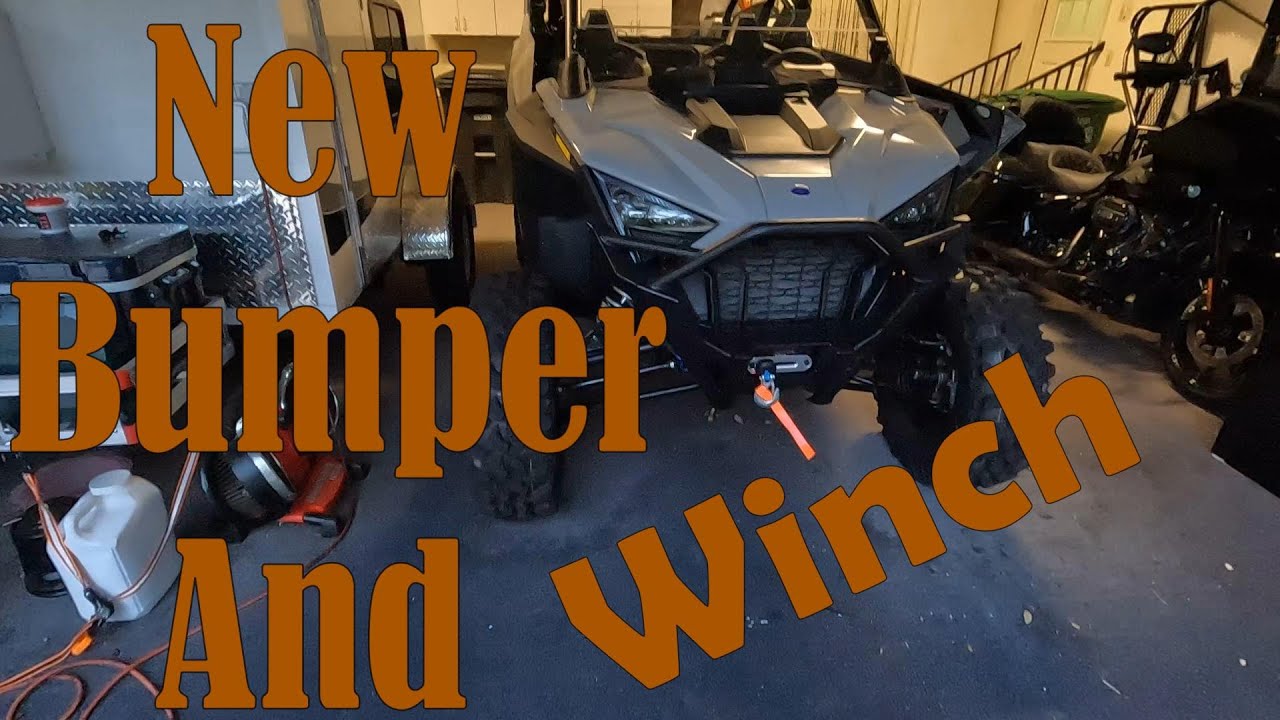 Polaris RZR PRO XP Winch and Bumper Install YouTube