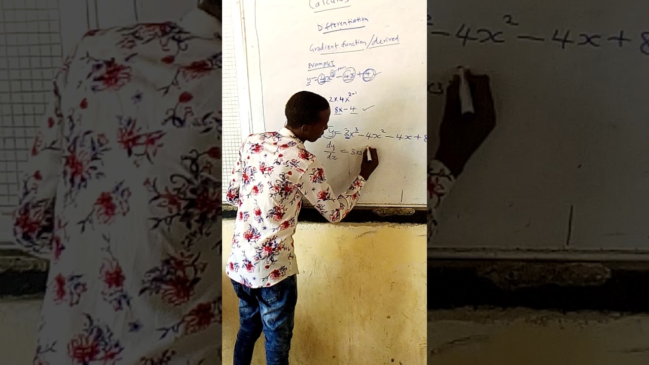 MATH. FORM 4 CALCULUS.DIFFERENTITION. - YouTube