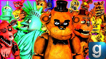 Spawning All Of My FNaF Ragdolls Until My Game Crashes! | GMod FNaF