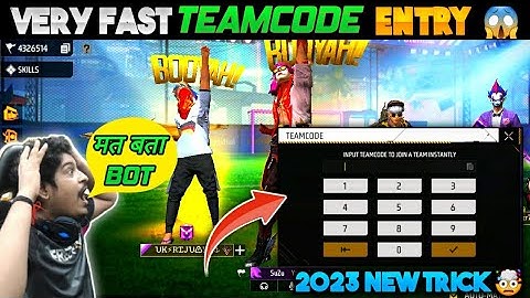 How To Join Any Youtuber Fast Team code Very Speed Trick 🤯 | Fast Team code Entry | SuZu Yt