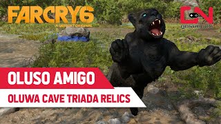 Far Cry 6 How to Get OLUSO Amigo Return the Three Triada Relics to the Oluwa Cave in Ventura Summit