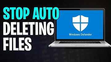 How to Stop Windows Defender from Removing Files (Stop Windows Defender Auto Deleting Files)