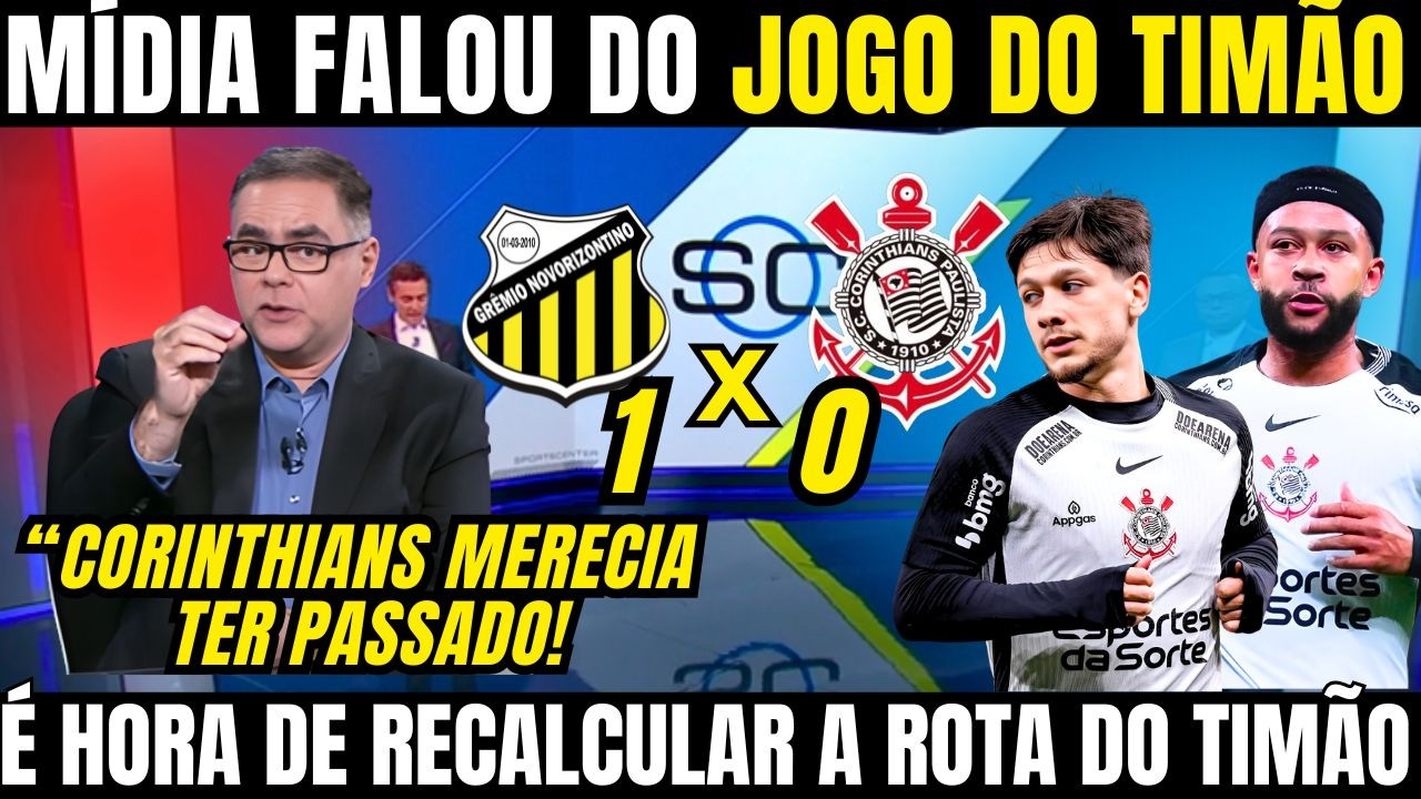 PÓS JOGO DO CORINTHIANS QUE FEZ UM BOM JOGO MAS ACABOU PERDENDO O JOGO POR 1X0 E ESTÁ ELIMINADO