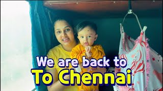 We are back to Chennai Sonthangale 🙌❤️#policouple #keralatamilnadu #kunjava #famvlog