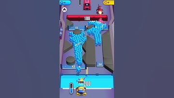 Unstoppable! 💪 Blue Army Destroys Red Mob in Seconds! #MobControl #Gaming #shorts