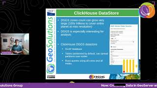 FOSS4G 2021 - Crunching Data In GeoServer with Discrete Global Grid Systems (DGGS)