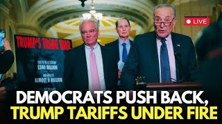 LIVE: Senate Democrats Address Nation Following President Trump's Tariff Announcement