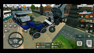 🚛 Best Mod Truck Isuzu Giga Trailer full Anim Panjang.bussidmod Gameplay screenshot 2