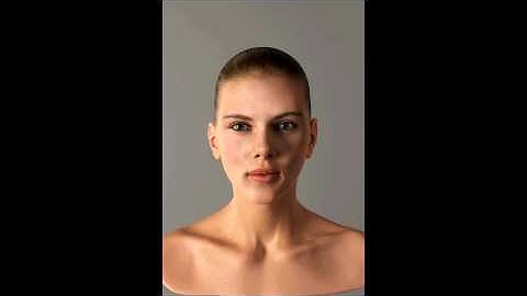 LightWave render - Scarlett Johansson testrender