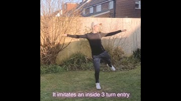 Off Ice Loop jump. How to do a loop off ice for ice skaters doing figure skating jumps.